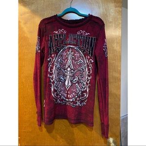 Reversible Affliction Long Sleeve Shirt Mala